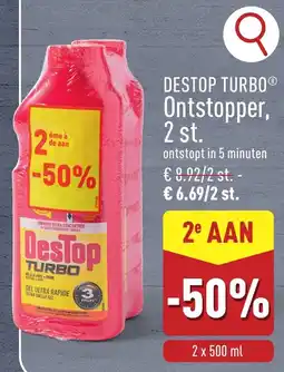 ALDI Destop Turbo Ontstopper aanbieding