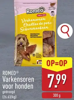 ALDI Romeo Varkensoren voor honden aanbieding