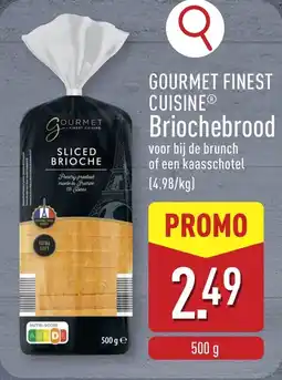 ALDI Gourmet Finest Cuisine Briochebrood aanbieding