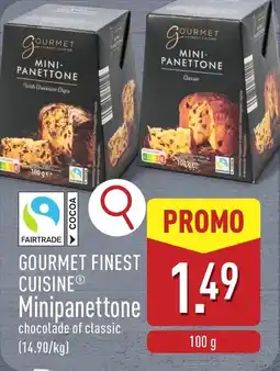 ALDI Gourmet Finest Cuisine Minipanettone aanbieding