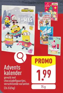 ALDI Advents kalender aanbieding