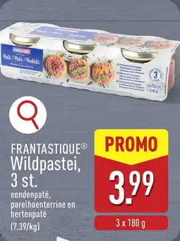ALDI Frantastique Wildpastei aanbieding