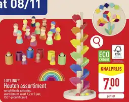 ALDI Toylino Houten Assortiment aanbieding