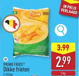 ALDI Primo Fries Dikke Frieten aanbieding