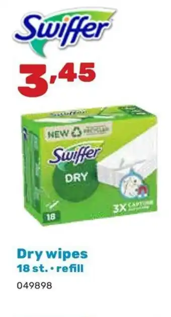 Happyland Dry wipes aanbieding