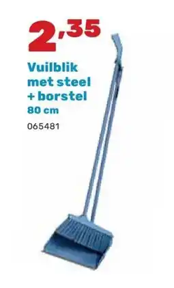 Happyland Vuilblik met steel + borstel aanbieding