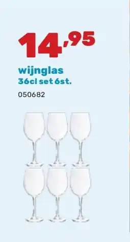 Happyland Wijnglas aanbieding