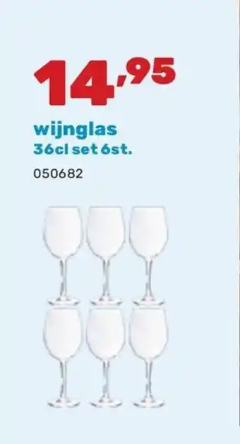 Happyland Wijnglas aanbieding