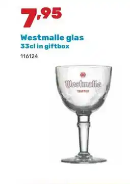 Happyland Westmalle glas in giftbox aanbieding