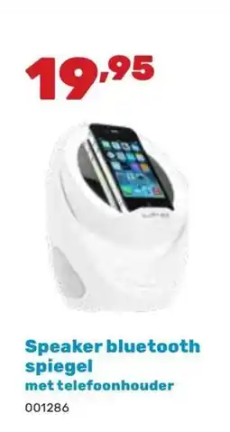 Happyland Speaker bluetooth spiegel met telefoonhouder aanbieding