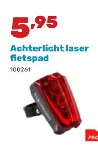Happyland Achterlicht laser fietspad aanbieding