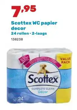 Happyland Scottex WC papier decor aanbieding