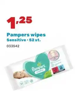 Happyland Pampers wipes Sensitive aanbieding