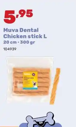 Happyland Muva Dental Chicken stick L aanbieding