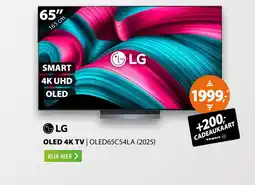Expert LG OLED 4K TV OLED65C54LA aanbieding