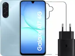 Coolblue Samsung Galaxy A17 128Go Gris 4G + Pack d'Accessoires aanbieding