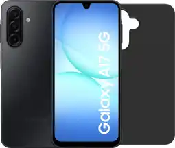 Coolblue Samsung Galaxy A17 128Go Noir 5G + BlueBuilt Back Cover Noir aanbieding