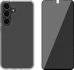 Coolblue BlueBuilt Protective Back Cover Samsung Galaxy S25 Transparent + Protège-écran Verre aanbieding