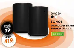 Expert Sonos draadloze smart speaker | era 100 aanbieding