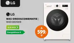 Expert LG Was-droogcombinatie W4X1085NWB aanbieding