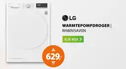 Expert LG warmtepompdroger RH80V5AVON aanbieding