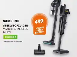 Expert Samsung steelstofzuiger VS20C954CTN JET 95 multi aanbieding