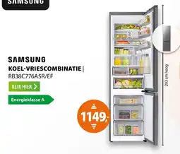 Expert Samsung koel-vriescombinatie RB38C776ASR/EF aanbieding