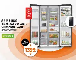 Expert Samsung amerikaanse koel- vriescombinatie RS70F64KEFEF aanbieding