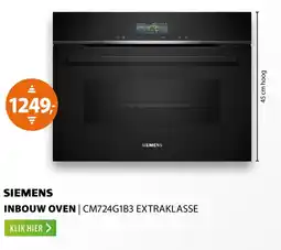 Expert Siemens inbouw oven extraklasse CM724G1B3 aanbieding