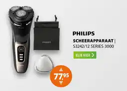 Expert Philips scheerapparaat S3242/12 SERIES 3000 aanbieding