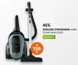 Expert Aeg zakloze stofzuiger 6000 clean AL61C20G) aanbieding