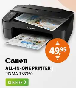 Expert Canon all-in-one printer PIXMA TS3350 aanbieding