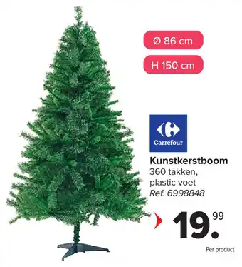 Carrefour Kunstkerstboom aanbieding