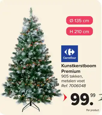 Carrefour Kunstkerstboom Premium aanbieding