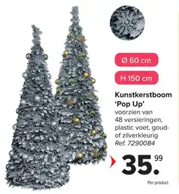 Carrefour Kunstkerstboom Pop Up aanbieding