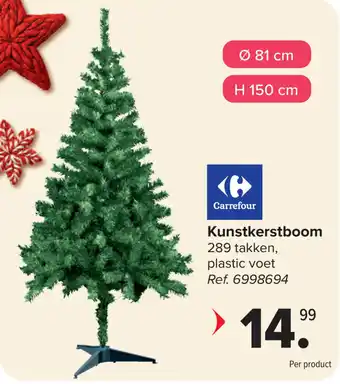 Carrefour Kunstkerstboom aanbieding