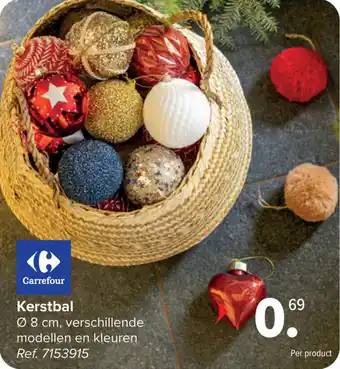 Carrefour Kerstbal aanbieding