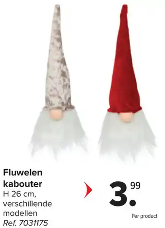 Carrefour Fluwelen Kabouter aanbieding