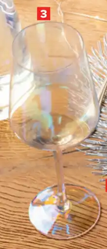 Carrefour Set van 4 Wijnglazen aanbieding