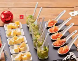 Carrefour Leisteenplateau Amuseglaasjes en Lepels aanbieding