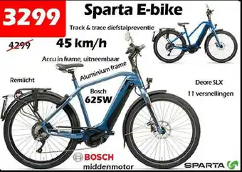 iTEK Sparta E-bike Bosch aanbieding