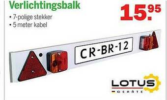 Verlichtingsbalk