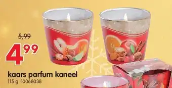 Yess kaars parfum kaneel aanbieding