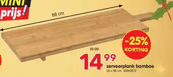 Yess serveerplank bamboe aanbieding