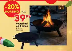 Yess vuurschaal op 4 poten aanbieding