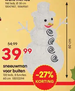 Yess sneeuwman voor buiten aanbieding