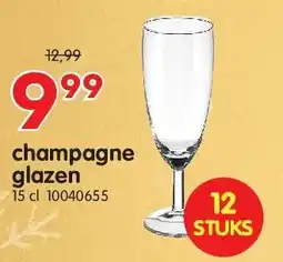 Yess champagne glazen aanbieding