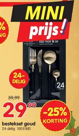 Yess bestekset goud aanbieding