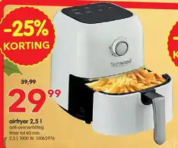 Yess airfryer 2,5 l aanbieding