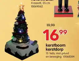 Yess kerstboom kerstdorp aanbieding